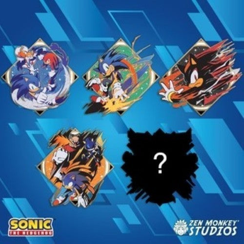 Zen Monkey: Sonic The Hedgehog Speed Stamp Blind Bag - (1 Bag with 1 Pin)