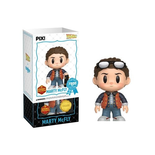 ThrillJoy Pix! Back to the Future Marty McFly with Skateboard Vinyl Figure - 2026 Convention Exclusive