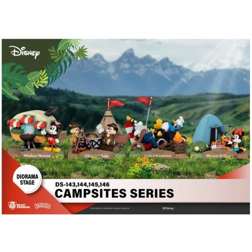 Beast Kingdom Disney DS-146 Campsites Series Minnie & Pluto Staging Statue