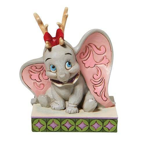 Enesco Jim Shore Disney Traditions Collection - Dumbo “Santa's Cheerful Helper”