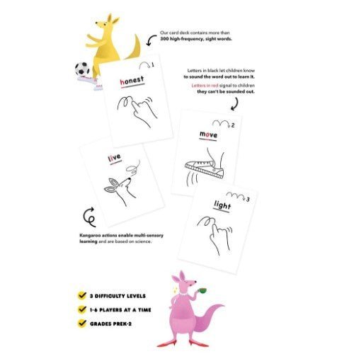 Kangaroo Cravings - Sight Word Game