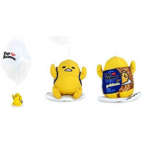 Kidrobot Top Ramen X Gudetama parachute 4 Inch Plush