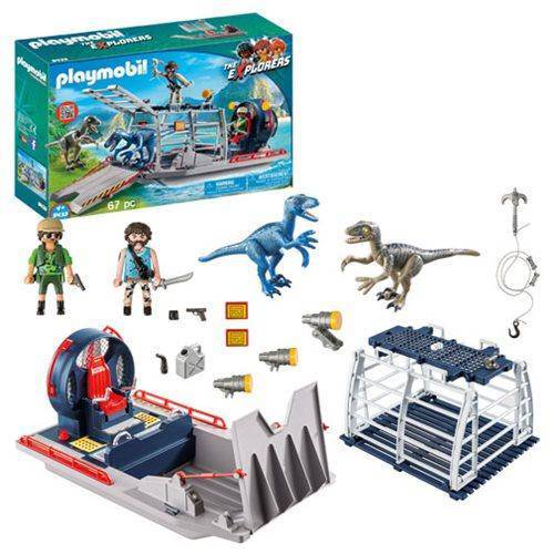 Playmobil 9433 Enemy Airboat with Raptor
