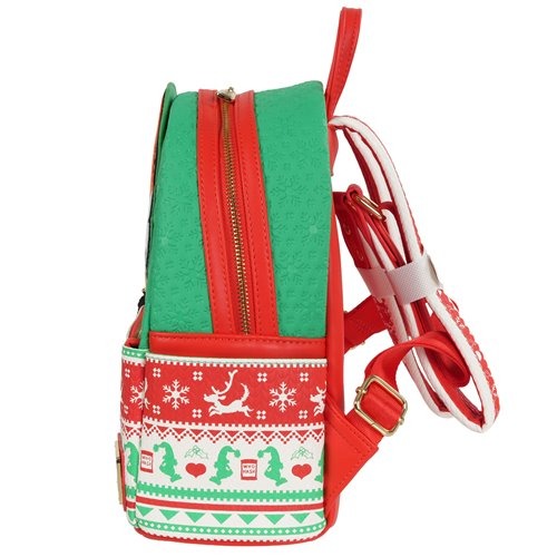 Loungefly How the Grinch Stole Christmas Grinch Christmas Sweater Mini-Backpack - Entertainment Earth Exclusive