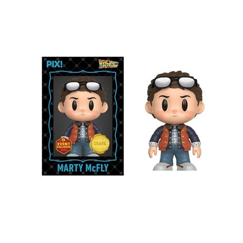 ThrillJoy Pix! Back to the Future Marty McFly with Skateboard Vinyl Figure - 2026 Convention Exclusive