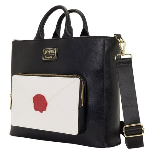 Loungefly Harry Potter Hogwarts Letter Convertible Tote Bag