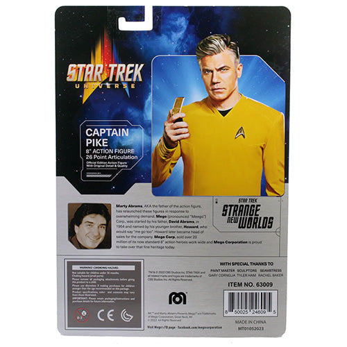 Mego Star Trek Captain Pike 8-Inch Action Figure