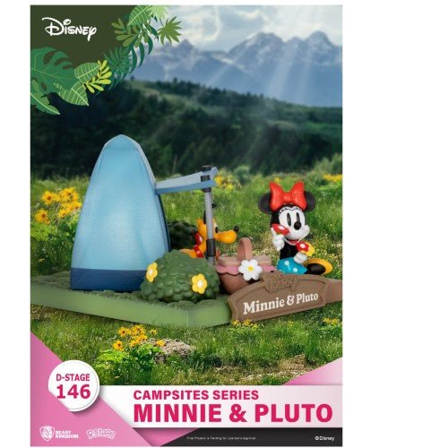 Beast Kingdom Disney DS-146 Campsites Series Minnie & Pluto Staging Statue