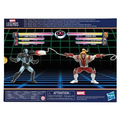 Marvel Legends Series Gamerverse War Machine vs Omega Red 6-Inch Action Figures