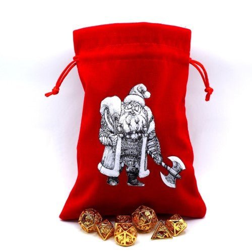 Christmas Themed Dice Bag - Choose a Design