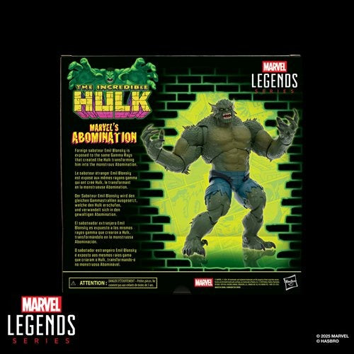 Hulk Marvel Legends Series Marvel's Abomination 6-Inch Action Figure