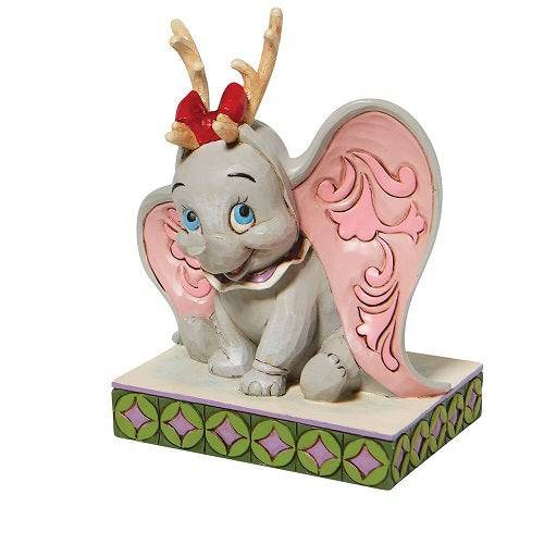 Enesco Jim Shore Disney Traditions Collection - Dumbo “Santa's Cheerful Helper”