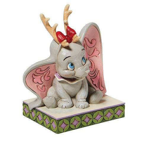 Enesco Jim Shore Disney Traditions Collection - Dumbo “Santa's Cheerful Helper”