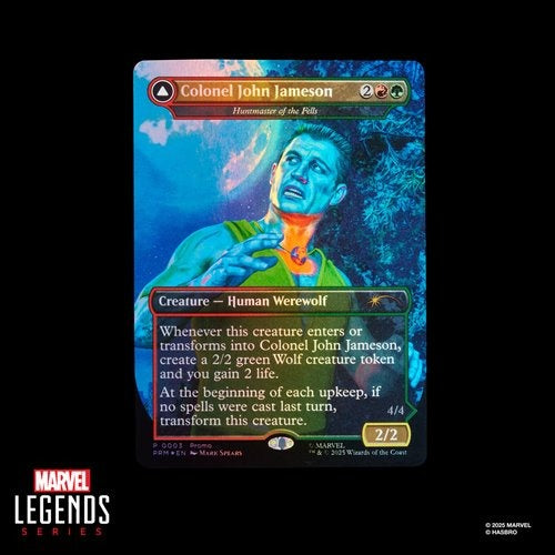 Spider-Man Marvel Legends Magic: The Gathering Man-Wolf 6-Inch Action Figure and Card