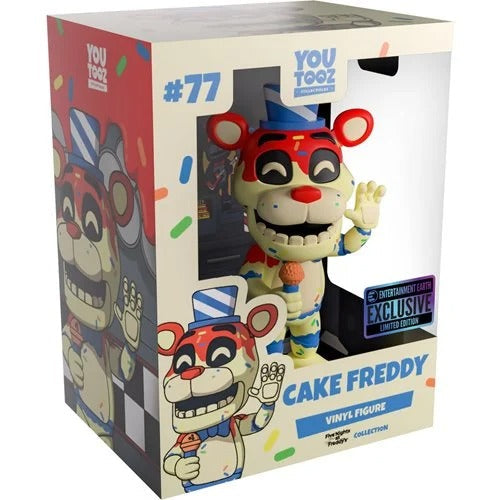 Youtooz - Five Nights at Freddy's Collection Freddy Fazbear Cake Variant Vinyl Figure #77- Entertainment Earth Exclusive