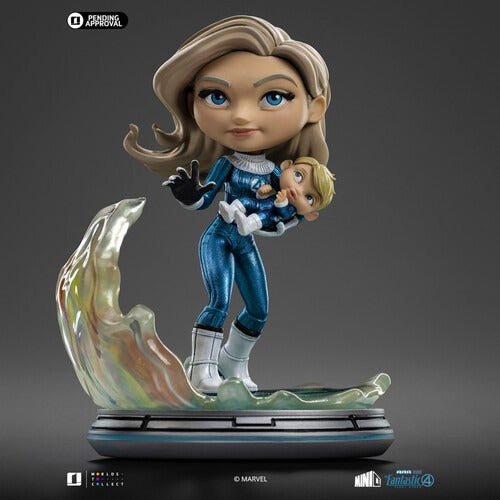 Iron Studios Fantastic Four Metallic First Steps 4 Pack MiniCo. Vinyl Figure (AE Exclusive)