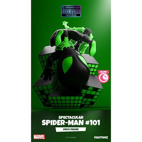 Youtooz - Marvel Comics Collection Spectacular Spider-Man #101 Glow in the Dark Vinyl Figure #36 - Entertainment Earth Exclusive