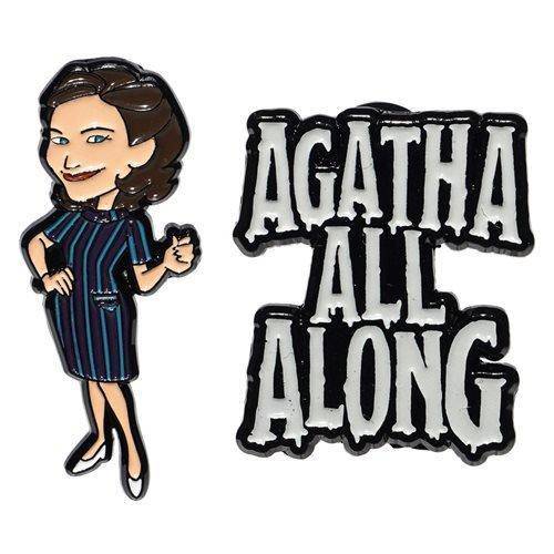 Marvel WandaVision Agatha All Along Enamel Pin Set - Entertainment Earth Exclusive