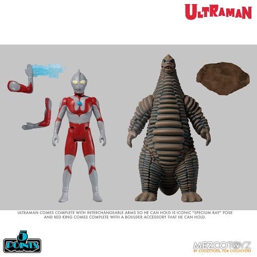 Mezco Toyz 5 Points Ultraman & Red King Action Figure Boxed Set