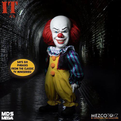 Mezco Toyz IT (1990): Talking Pennywise MDS Mega Scale 15-Inch Doll