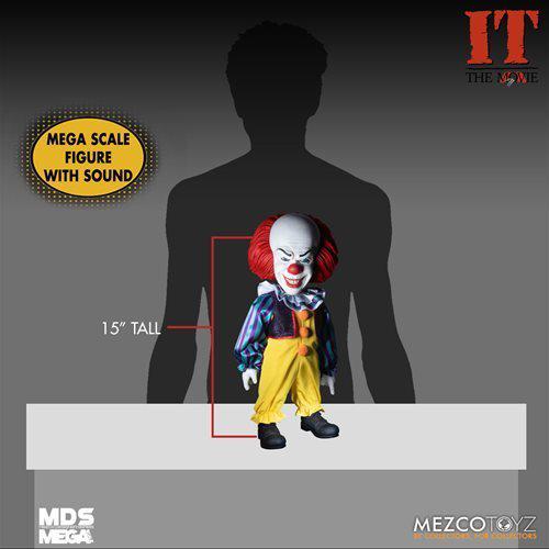 Mezco Toyz IT (1990): Talking Pennywise MDS Mega Scale 15-Inch Doll