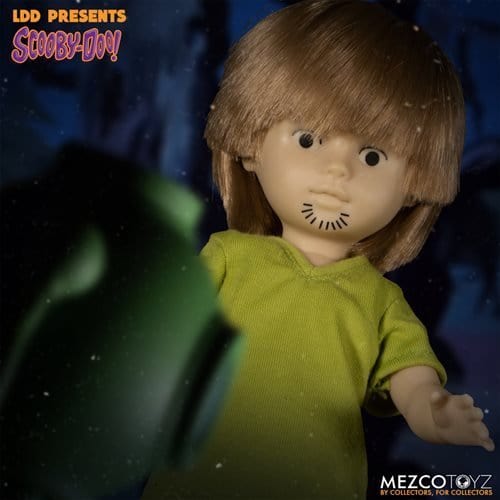 Mezco Toyz LDD Presents Scooby-Doo - Shaggy 10-inch Doll with Build a Figure Piece
