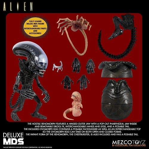 Mezco Toyz MDS Alien 6-Inch Deluxe Stylized Roto Figure