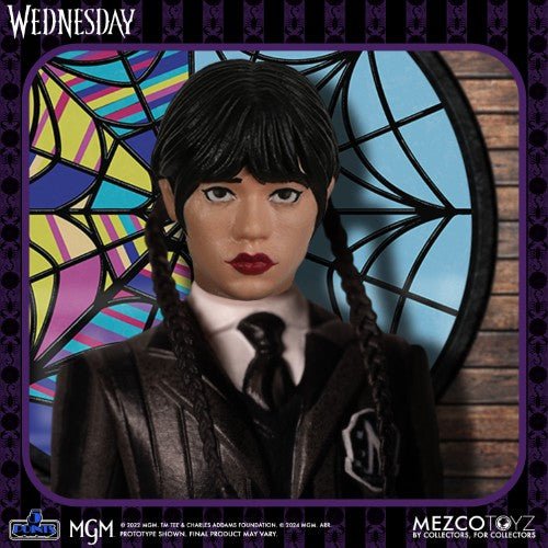 Mezco Toyz Wednesday 5 Points Wednesday & Enid Boxed Set Action Figures