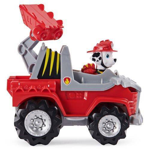 PAW Patrol Dino Rescue Deluxe Rev-Up Vehicle and Figure - Marshall