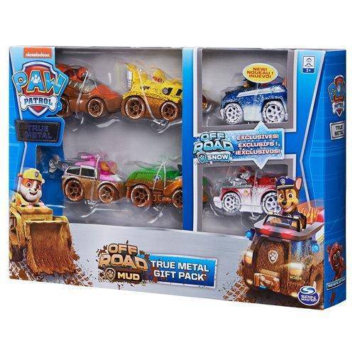 PAW Patrol True Metal Off-Road 1:55 Scale Die-Cast Vehicles Gift Set 6-Pack