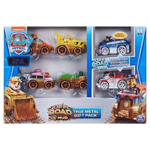 PAW Patrol True Metal Off-Road 1:55 Scale Die-Cast Vehicles Gift Set 6-Pack