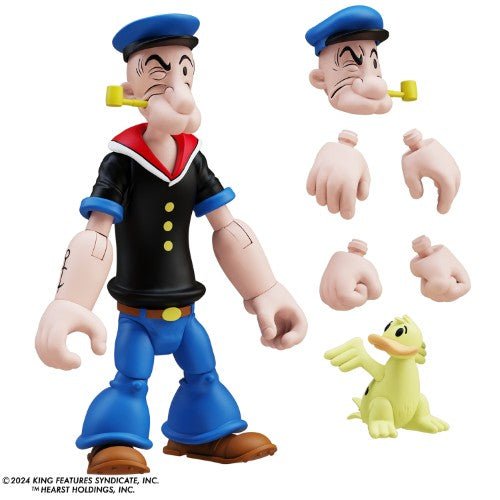 Popeye Classics - Popeye 1st Appearance Black Shirt 1:12 Scale Action Figure