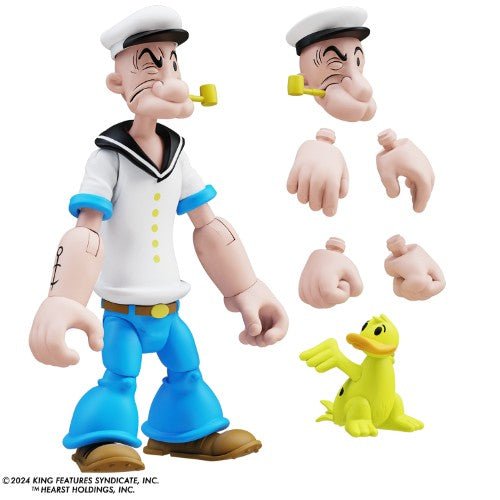 Popeye Classics - Popeye 1st Appearance White Shirt 1:12 Scale Action Figure