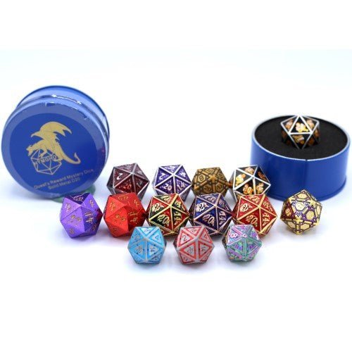Quest's Reward Mystery D20 Dice (1 Random Dice per Pack) - Choose a Design