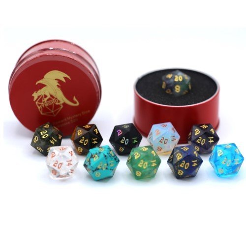 Quest's Reward Mystery D20 Dice (1 Random Dice per Pack) - Choose a Design