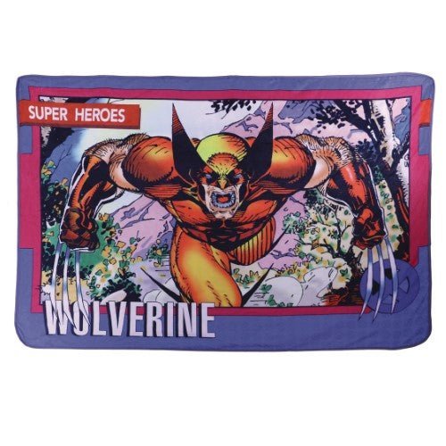 SDCC 2023 Marvel Wolverine Card Deluxe Fleece Blanket Tin - Previews Exclusive
