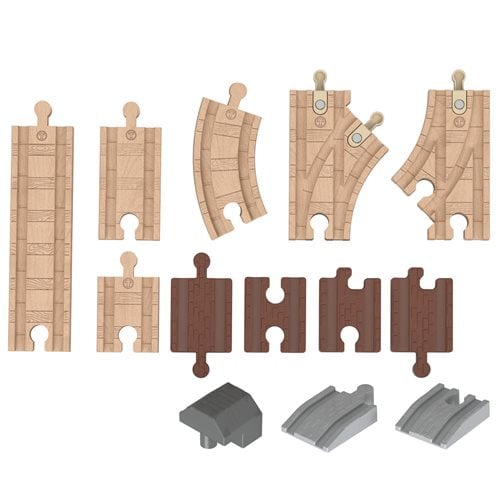 Thomas & Friends Fisher-Price Wooden Railway Clackety Track Pack
