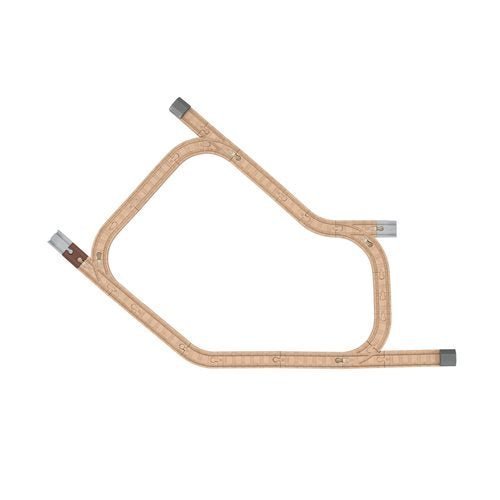 Thomas & Friends Fisher-Price Wooden Railway Clackety Track Pack
